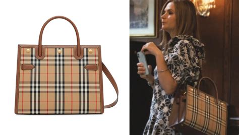 used burberry tote|Burberry tote bag on succession.